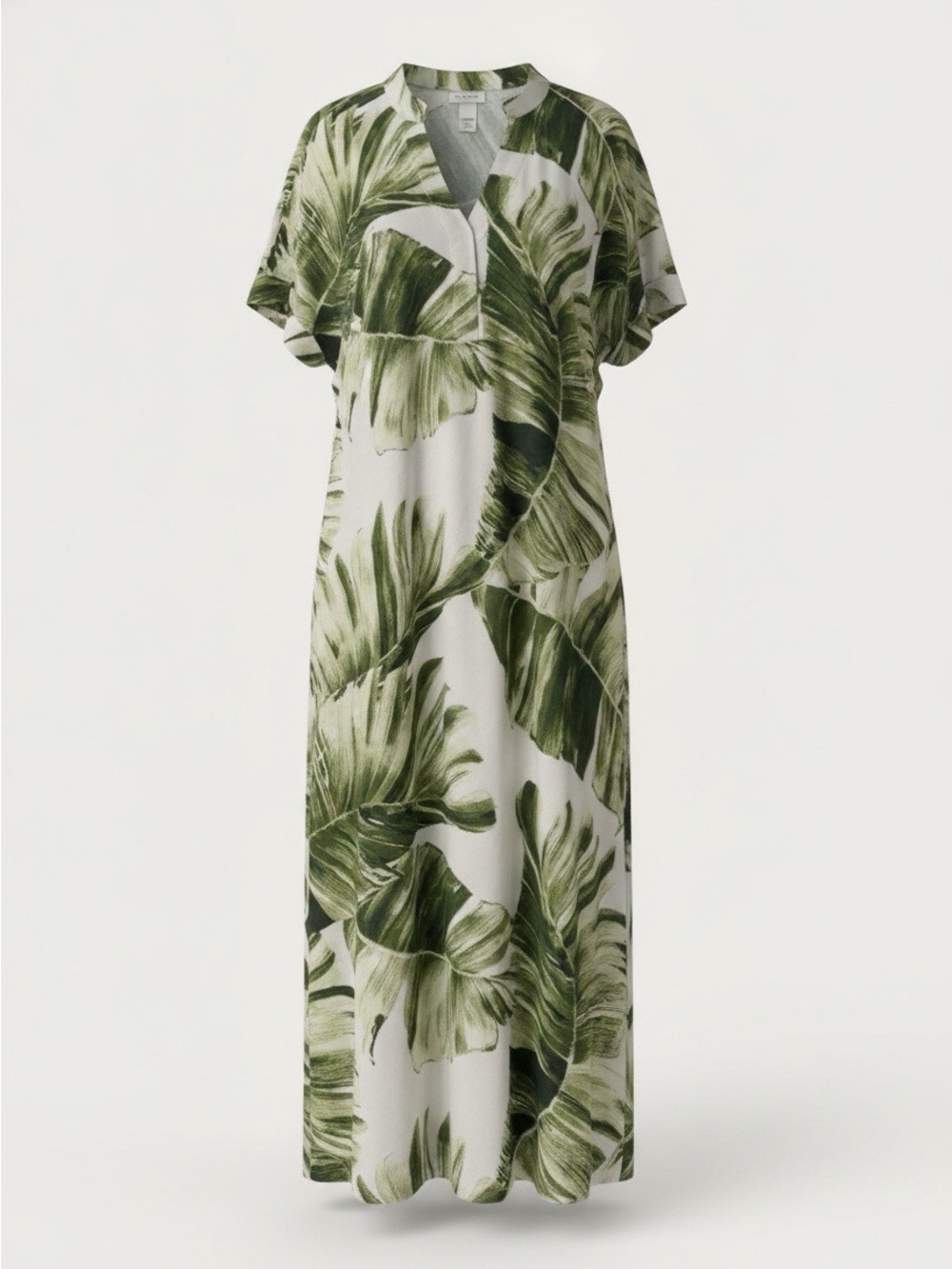 H&M Tropical Palm Leaf Kimono Duster Cover Up Size M